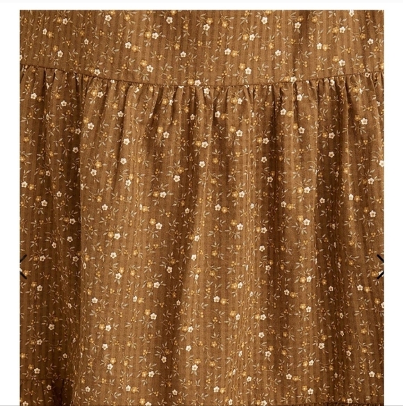 Madewell Petite Ruffle-Sleeve Tiered Midi Dress in Daisy Stitch Size 2X NWT - Picture 4 of 11